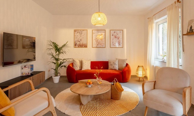 Gerolstein Apartment | Pure Zen Suite|Eifelsteig|Sauna|BBQ|Garage