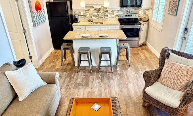 St. Pete Beach House | Quaint Florida Beach Bungalow. Centrally Located, Private & Steps From Beach.