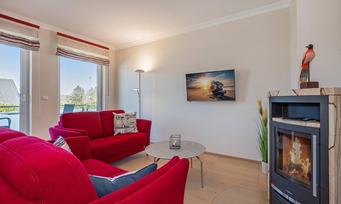 Zinnowitz Apartment | Quartier Görmitz 44 - new and tastefully furnished with fireplace