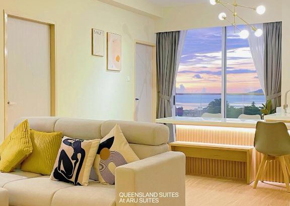 Tanjung Aru Apartment | QUEENSLAND SUITES at Aru Suites, Kota Kinabalu