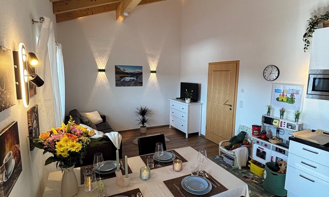 Weilheim Apartment | Quiet 2-room vacation apartment in Marnbach in the foothills of the Alps