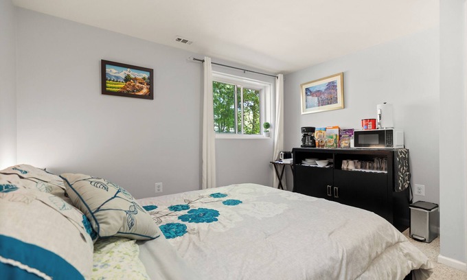Springfield House | Quiet 2BR Basement Suite w/Office, Private Entrance - Near DC & Shops