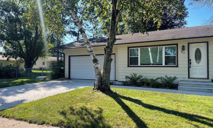 Menomonie House | Quiet 3-Bedroom Home with Modern Amenities Family & Pet Friendly