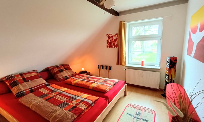 Bleckede Apartment | Quiet 4-star excellence apartment DIANA in the Elb-Urstromtal - almost WLAN