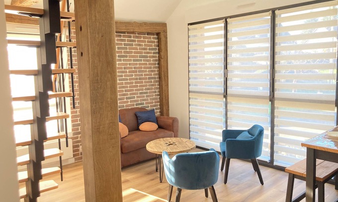 Vignoc Apartment | Quiet, comfortable renovated barn between Rennes and Saint Malo.