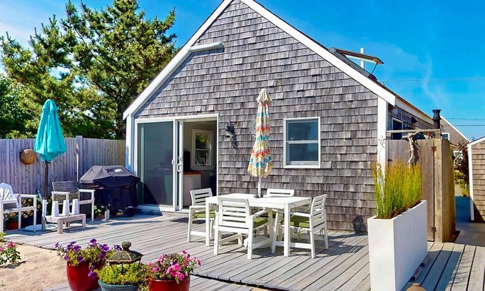 Cape Cod House | Quiet cottage on the beach with deck, grill, AC, & water views
