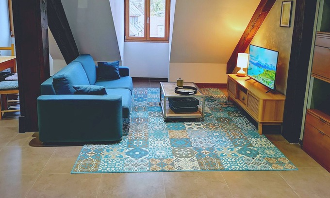Pontarlier Apartment | Quiet duplex apartment on main street