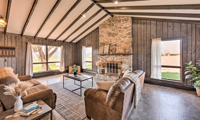 Elizabethville House | Quiet Elizabethville Home w/Fire Pit + Views