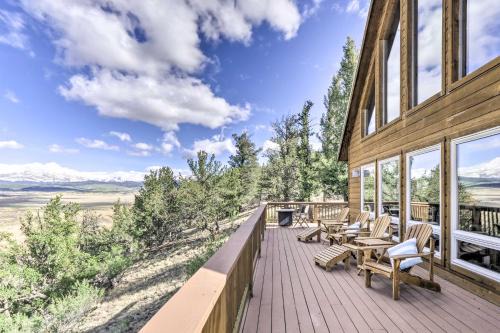 Fairplay House | Quiet Fairplay Cabin with Rocky Mountain Views!