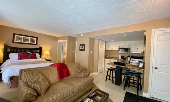 Craigleith House | Quiet Hillside Studio - Wifi, Pool, Close to The Village