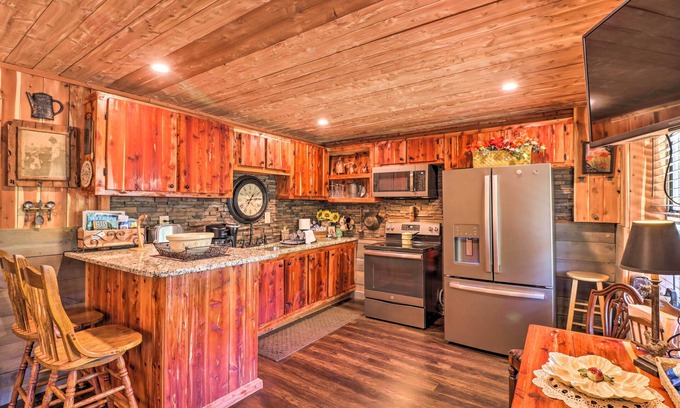 Calico Rock House | Quiet, Historic Manor: Located in Ghost Town!