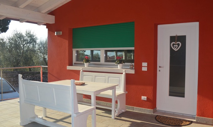 Malcesine Apartment | Quiet holidays, in an area surrounded by greenery, 100 mt from the center