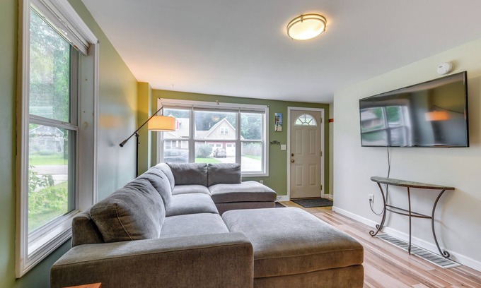 Burlington House | Quiet Home: Yard, Patio, Near Downtown Burlington