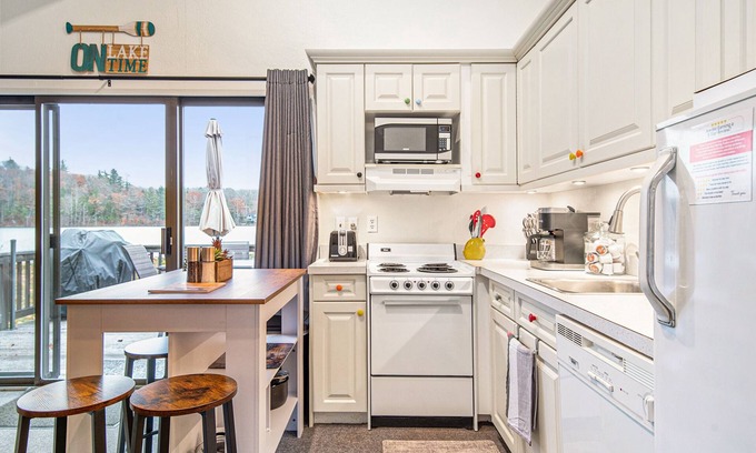 Gaylord Ski Chalet | Quiet Lakefront Home with Great Amenities and near Winter Activities
