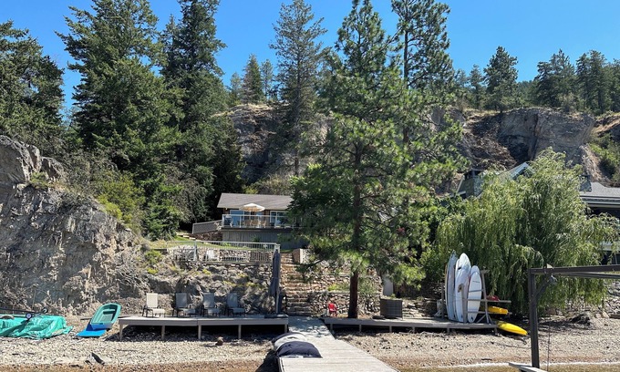Vernon Cottage | Quiet lakeside cottage getaway close to mountain bike and hiking trails.