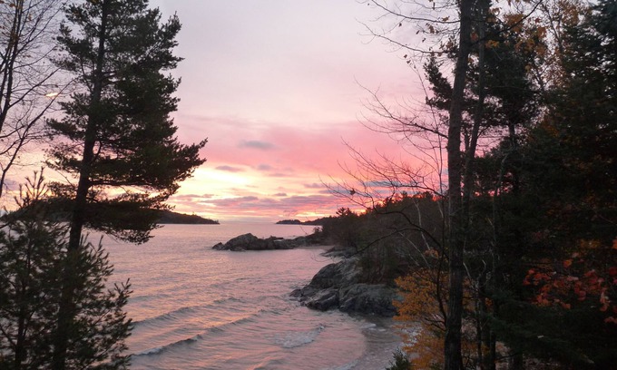 Marquette House | Quiet, secluded oasis with 300 ft of Lake Superior beach and 10 wooded acres.
