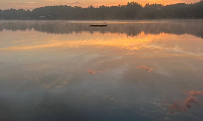Coldwater House | Quiet Seclusion On Lake Lavine, near Pokagon State Park and golf courses