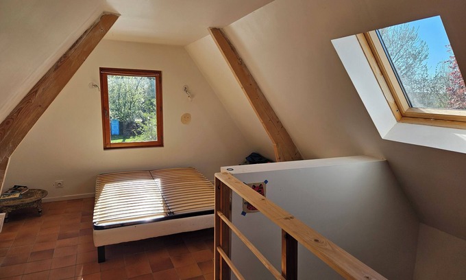 Luneray Apartment | Quiet, self-contained studio in the heart of the countryside