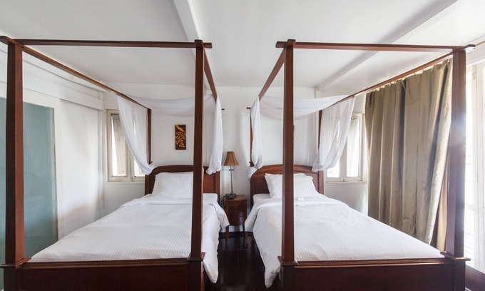 Siriraj Bed & Breakfast | Quiet stay by the river, twin bed with private balcony
