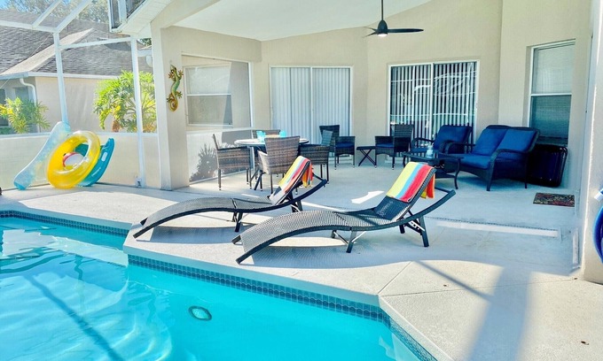 Thousand Oaks House | Quiet Sun Villa. Close to Disney, Universal, Golf Courses. Private Heated Pool!