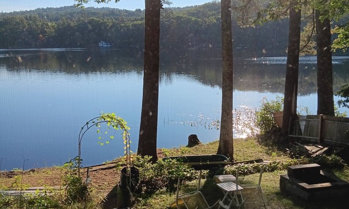 Northfield Cottage | Quiet waterfront 4-season cottage on Sandogardy Pond.