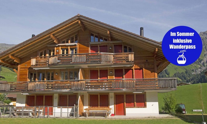 Adelboden Apartment | Quietly located vacation apartment with beautiful mountain views.