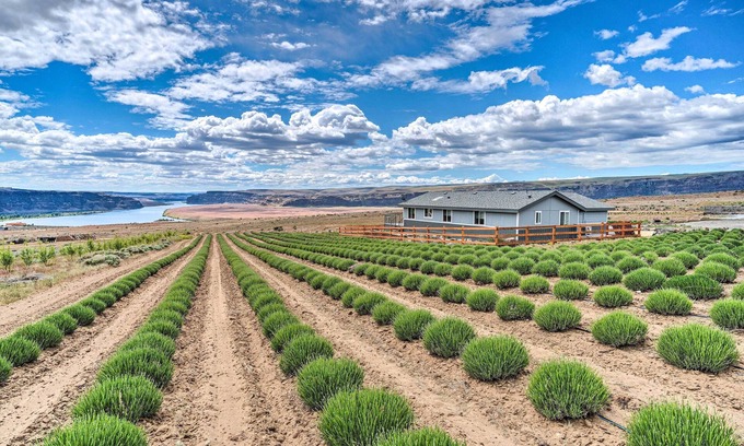 Quincy House | Quincy Home on Lavender Farm w/River Views!