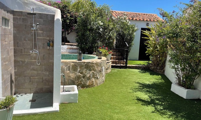 Sanlucar de Guadiana House | Quirky spacious village house with plunge pool and outdoor cinema