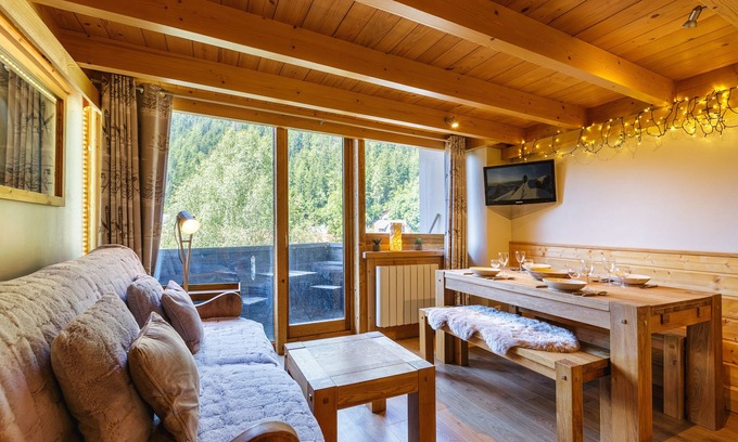 Argentiere Apartment | Résidence Grand Roc - Campanules 202, Argentière (Chamonix), France