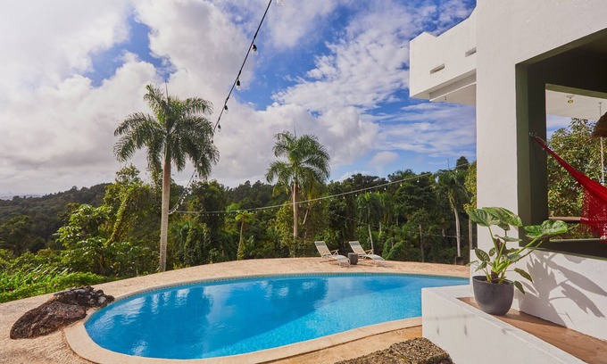 Duque Villa | Rainforest Designer Mansion with Pool, Ocean & Mountain Views