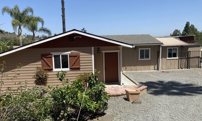 Orange House | Ranch Style free standing 1 bedroom home with its own yard and view
