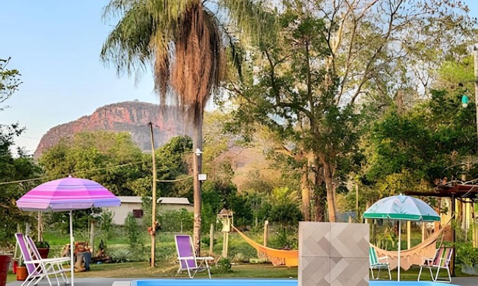 Aquidauana House | Rancho com piscina e vista para o Paxixi