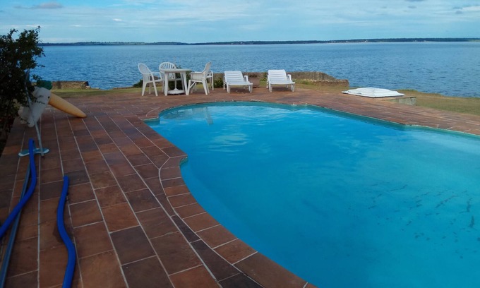 Sabino Ski Chalet | Rancho facing to large fresh water dam, pool, etc. You will love !
