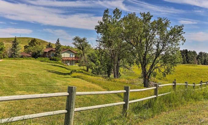 Rapid City House | Rapid City Vacation Home with Wraparound Deck!