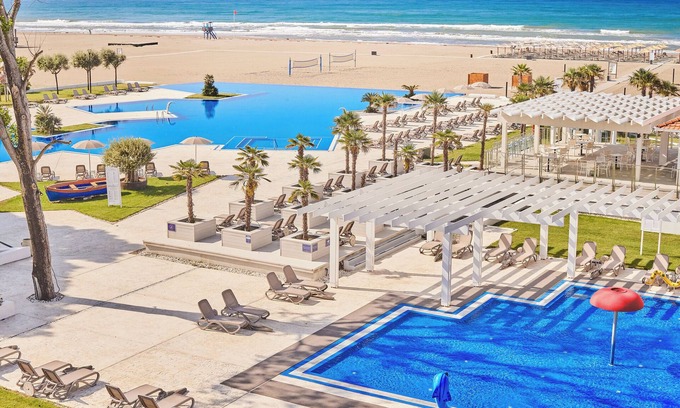 Ulcinj Hotel | Rare Gem! THREE Relaxing 2BR Suites, Swimming Pools, Beachfront, Free Parking!