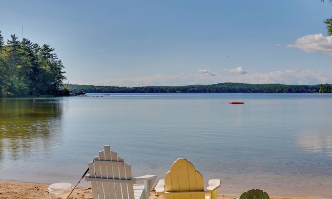 Raymond Cabin | Raymond Getaway w/Private Beach & Boat Dock!