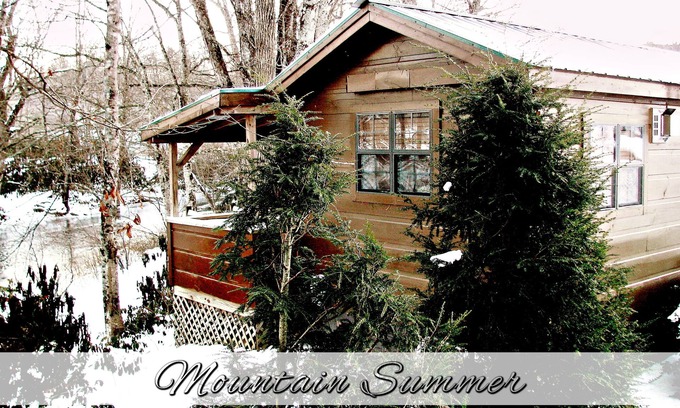 Altamont Cabin | Real Logs-1BR, queen bed & futon-sleeps 4. Riverside w/Hot Tub