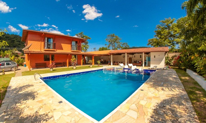 Sertao da Quina House | Recanto Baitaca Gorgeous! With swimming pool, 4 bedrooms, 7 bathrooms - Ubatuba/Maranduba