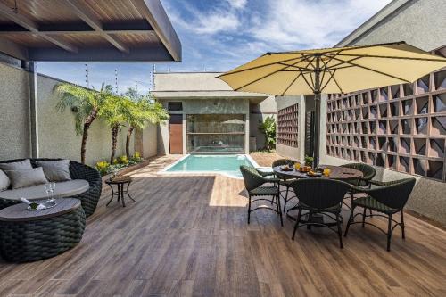 Olimpia House | Recanto Oásis - 3 Suítes, Piscina Aquecida com Sauna