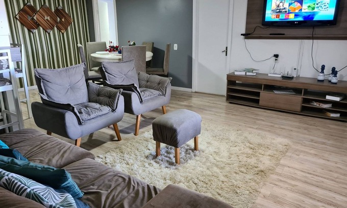 Tres Pinheiros Ski Chalet | Recanto Por do Sol - 07 Pessoas