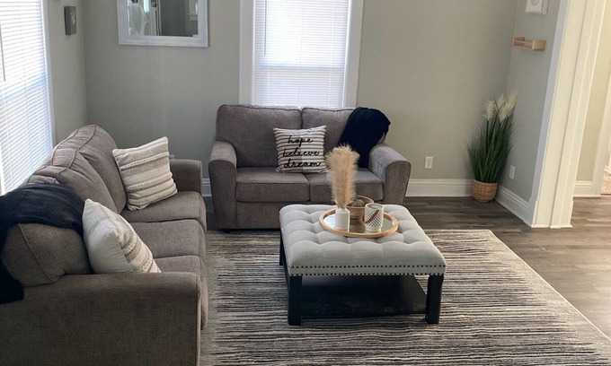 La Porte House | Recently renovated and furnished with outdoor fire pit & games!