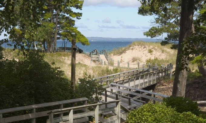 Glen Arbor Condo | Recently updated condo with granite, marble and stainless steel appliances.