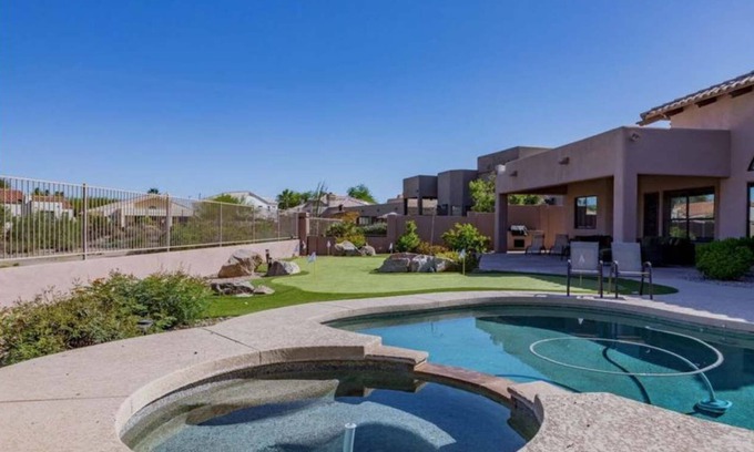 Red Mountain Ranch House | Red Mountain Golf Course Home with Pool/spa heater