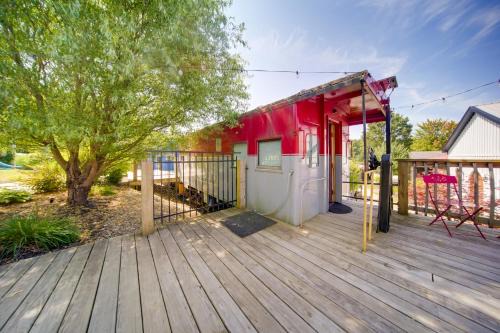 Adrian Furnace Apartment | Red NY Central, Converted Railcar in DuBois!