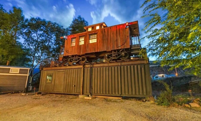 Colorado Springs Apartment | Red Rock Caboose! 1920 Historic Railcar Retreat