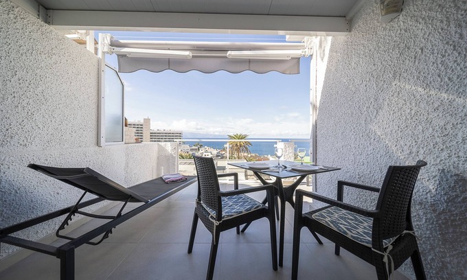 Los Gigantes Apartment | Refurbished 1-bed in popular Los Gigantes w/large terrace, sea & cliff views