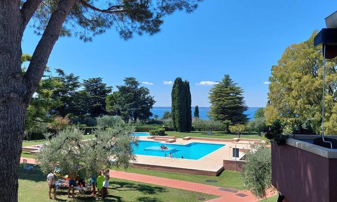 Cisano Apartment | Regarda - Blue View 2 with lake view, 2 bedrooms, pool