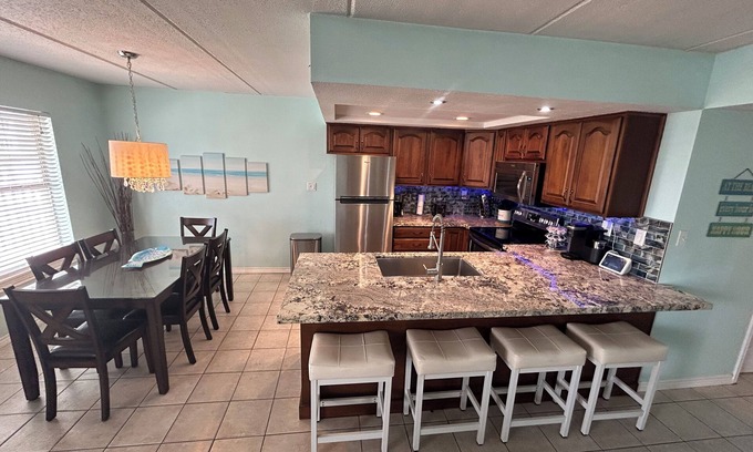 South Padre Island Condo | Relax at our 2-bedroom South Padre condo, steps away from the beach
