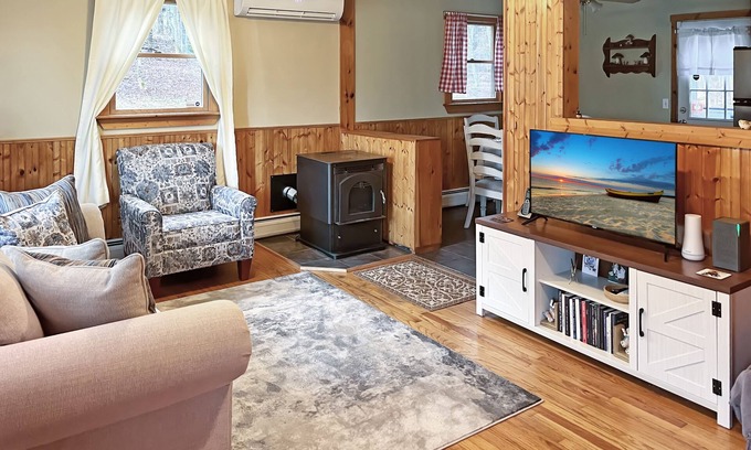Stamford House | Relax by our scenic brook and enjoy the view of the Green Mountains!