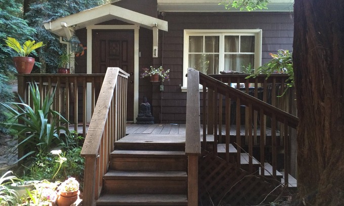 Fairfax Cottage | Relax in Fairfax quiet cottage in the redwoods.